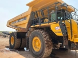 Back corner of Komatsu dump truck for Sale,Used truck for Sale,Used Komatsu truck in yard for Sale